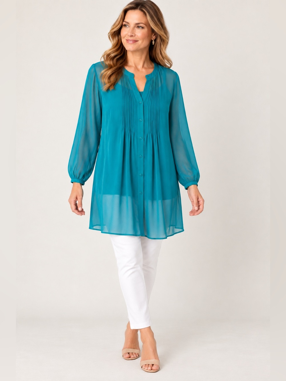 Soft Surroundings Makara 2pc Tunic Top and Tank Set, Size XL, NWT